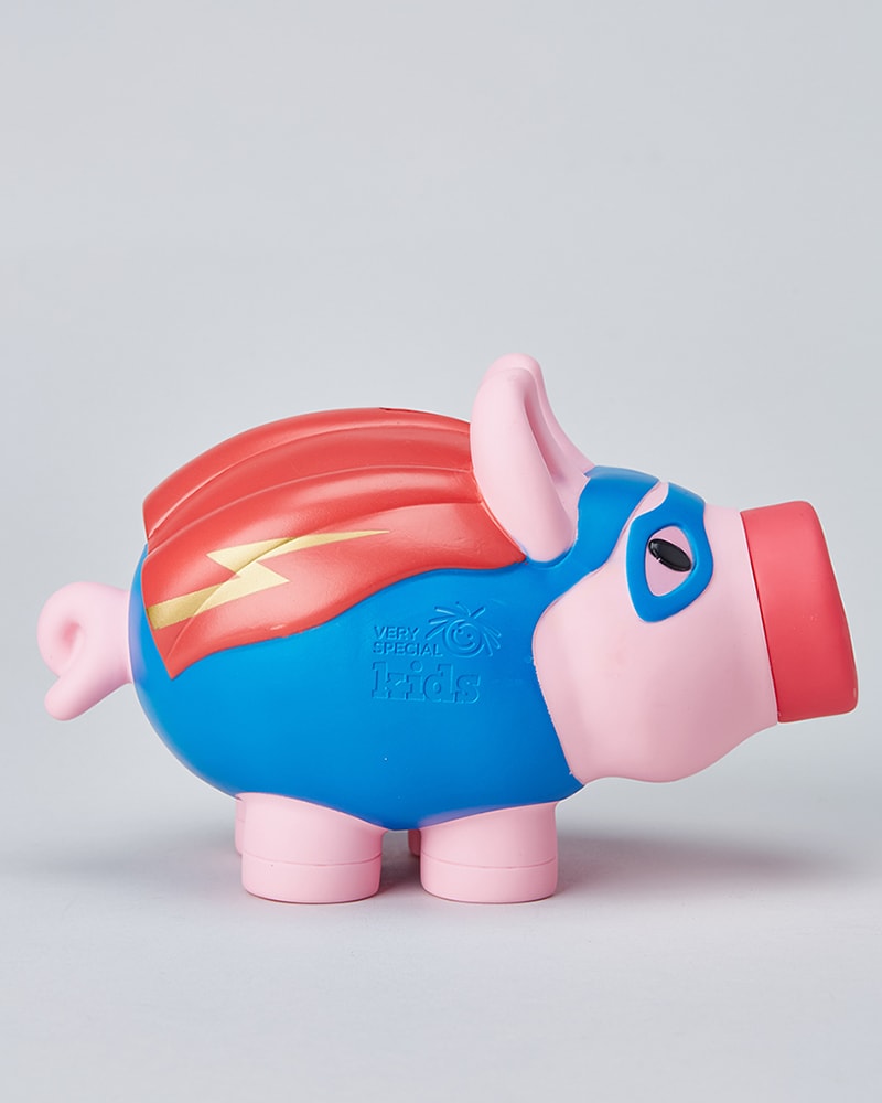 SuperpigBoypiggybank4min Very Special Kids
